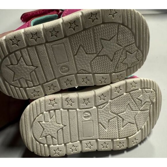 Carters Just One You Baby Sandals Pink Summer Shoes Sz 4 - Picture 3 of 6